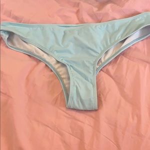 Solid sky blue bikini bottoms